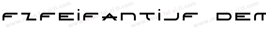 FZFeiFanTiJF DemiBold字体转换